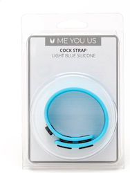 Me You Us Light Blue Silicone Cock Strap