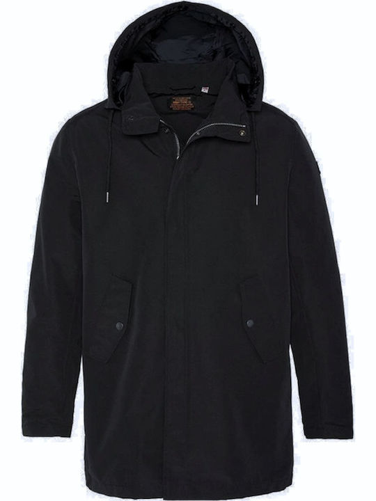 3 in 1 Winter Jacke Puffer Wasserdicht und Winddicht Black