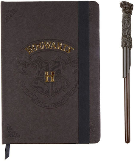 Cerda Harry Potter Notizbuch A5 mit Punkten mit Stiftetui Braun