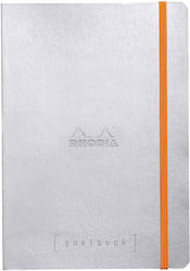 Rhodia Notebook 120 Sheets A5 Silver