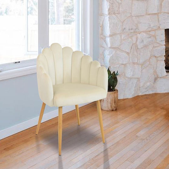 Armchair Briella 60x56x84cm Ecru Armchair Briella 60x56x84cm Ecru