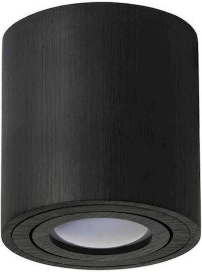 Geyer Single Spot with Socket GU10 in Black Color