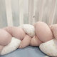 Baby Oliver Crib Bumpers Braided Inside Pink 20...
