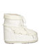 Icon Low Faux Damenstiefel mit Pelz Weiße