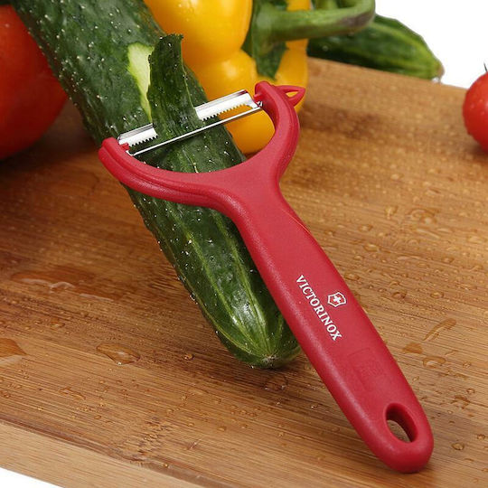 Victorinox Roter Gezackter Schäler "mikrogezackt"