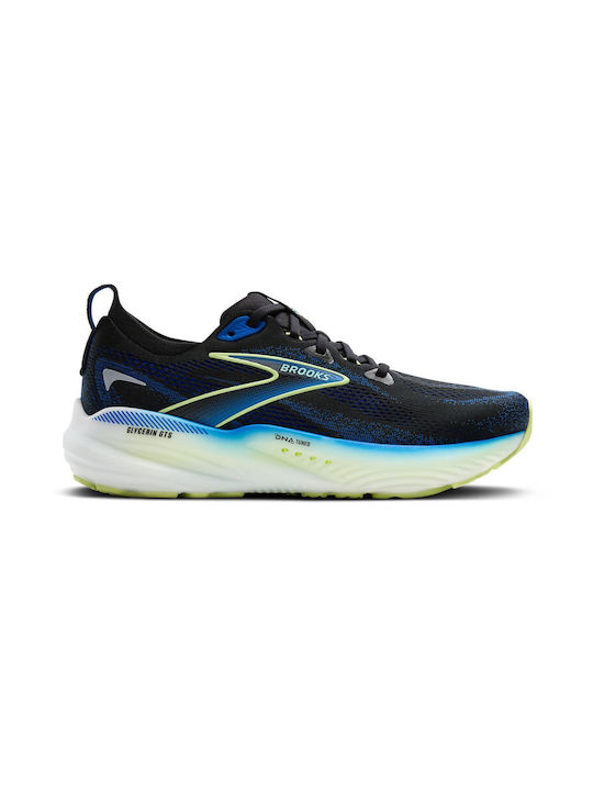 Glycerin Gts 22 Ανδρικά Αθλητικά Παπούτσια Running Black / Cobalt / Neo Yellow
