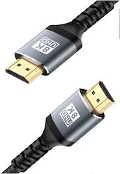 Naxius HDMI 2.1 HDMI Male - HDMI Male 7m Black Naxius HDMI 2.1 HDMI Male - HDMI Male 7m Black