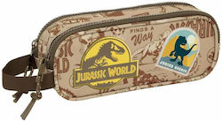 Jurassic World Federmäppchen Braun