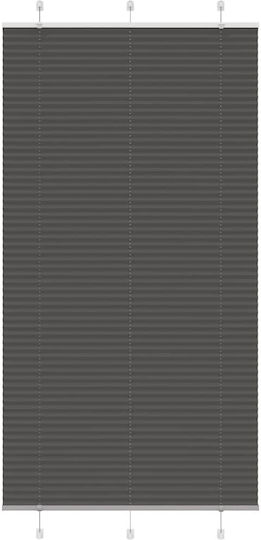vidaXL Shade Blind Fabric in Black Color L105xH200cm