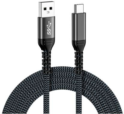 Naxius USB 2.0 Cable USB-C male - USB-A 66W White 1m