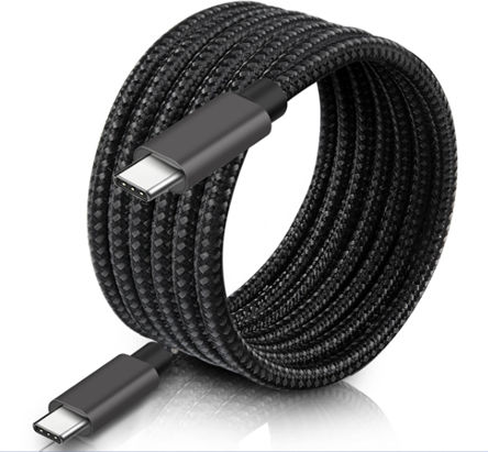 Naxius USB 3.2 Video Cable USB-C male - USB-C 66W PD Λευκό 0.5m