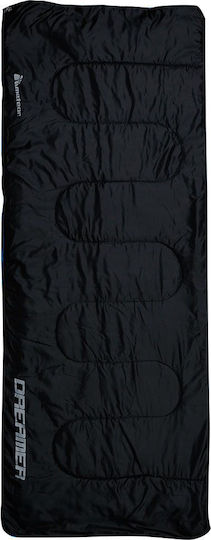 Sleeping Bag Single Μαύρο Και Μπλε