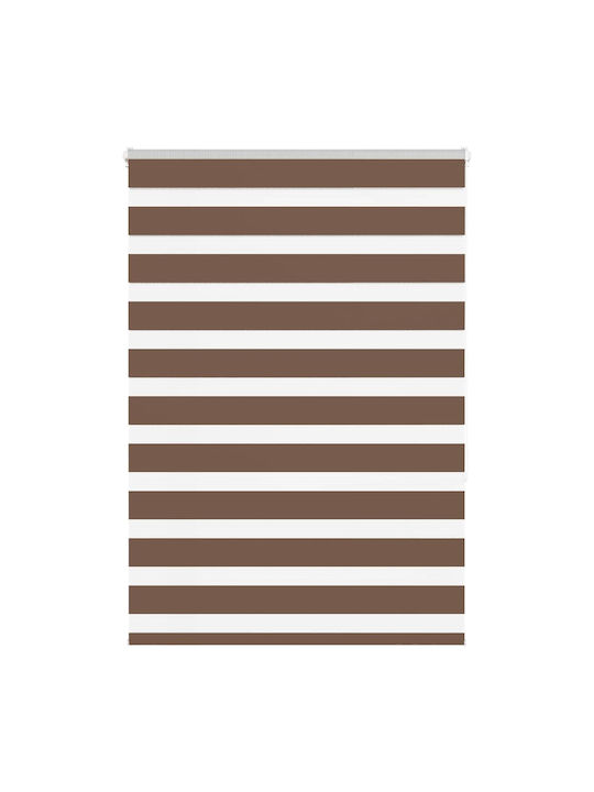 vidaXL Roller Blinds Partial Blackout Brown W11...
