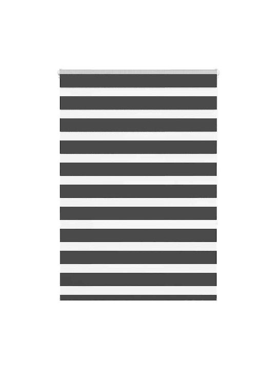vidaXL Roller Blinds Partial Blackout Black W11...