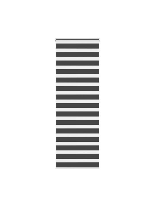 vidaXL Roller Blinds Partial Blackout Black W75...