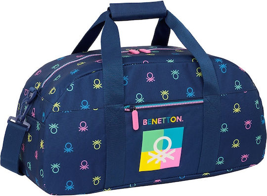 Benetton Sack Voyage 26lt Blue Fabric L50xW20xH26cm