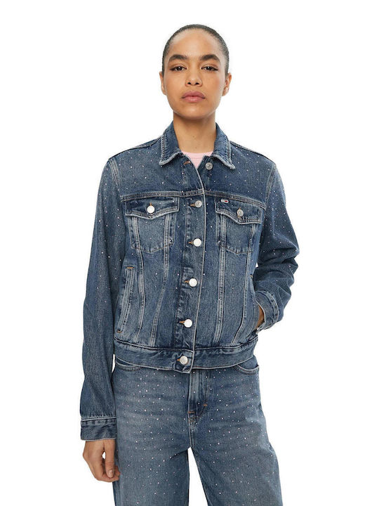 Armani Exchange Women's Long Jean Jacket for Spring or