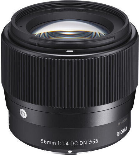 Sigma Crop Obiectiv Foto 56mm f/1.4 DC DN Contemporary Teleobiectiv pentru Montura Canon RF Black