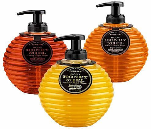 Perlier Honig Duschcreme Geschenkset Duschgels Honig 250ml Honig & Zimt 250ml Honig & Ingwer 250ml
