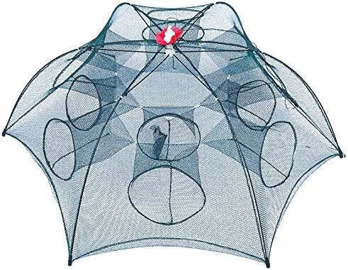 Telescopic Umbrella Shape Fish Trap 12 Holes