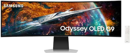 Samsung Odyssey G9 G95SD Ultrawide OLED HDR Curved Gaming Monitor 49" 5120x1440 240Hz με Χρόνο Απόκρισης 0.03ms GTG