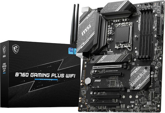 MSI B760 Gaming Plus WiFi Motherboard ATX με Intel 1700 Socket 911-7D98-042