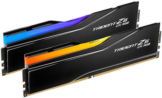 G.Skill Trident Z5 CK RGB XMP 48GB DDR5 RAM с 2 модула (2x24GB) и Скорост 8400 за Настолен Компютър