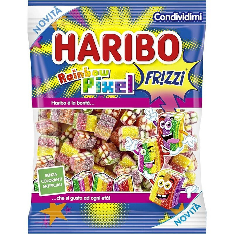 Haribo Sour Rainbow Pixels 80g | Skroutz Romania