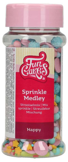Μείγμα Πολύχρωμων Ζαχαρωτών 65 Γραμ Sprinkle Happy