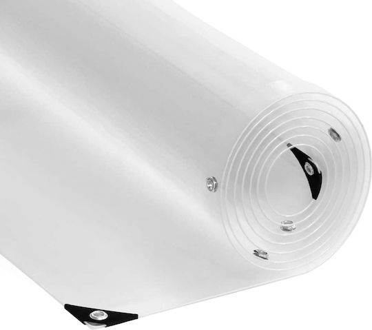 vidaXL Impermeabil Prelată 350gr/m² 8x8m. Heavy Duty Transparent