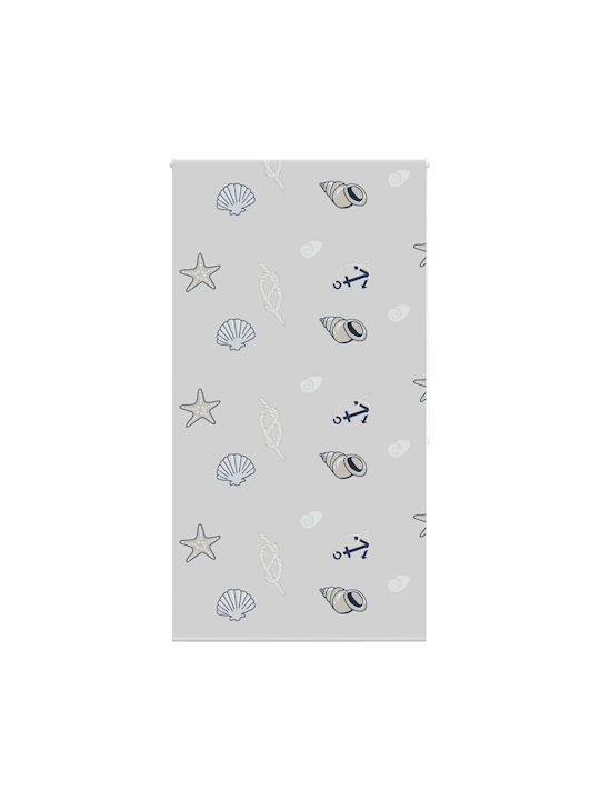 Vidaxl Завеса за душ 130x240 см, ширина на плата 126 см, сива