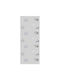 Vidaxl Shower Curtain Roll 110x240 cm Fabric Width 106 cm Grey