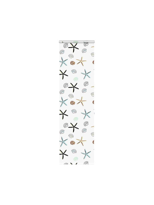 Vidaxl Shower Curtain Roll Cassette 70x240 cm Fabric Width 66 cm Multicolor