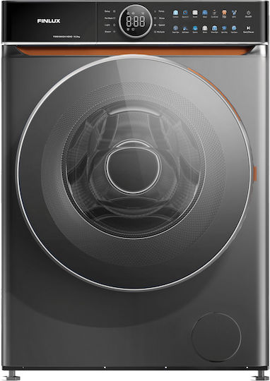 Finlux Πλυντήριο Ρούχων 10kg 1400 Στροφών Γκρι FWM10HIGH14END