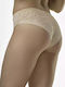Femeie Slip fără cusături cu Dantelă Beige