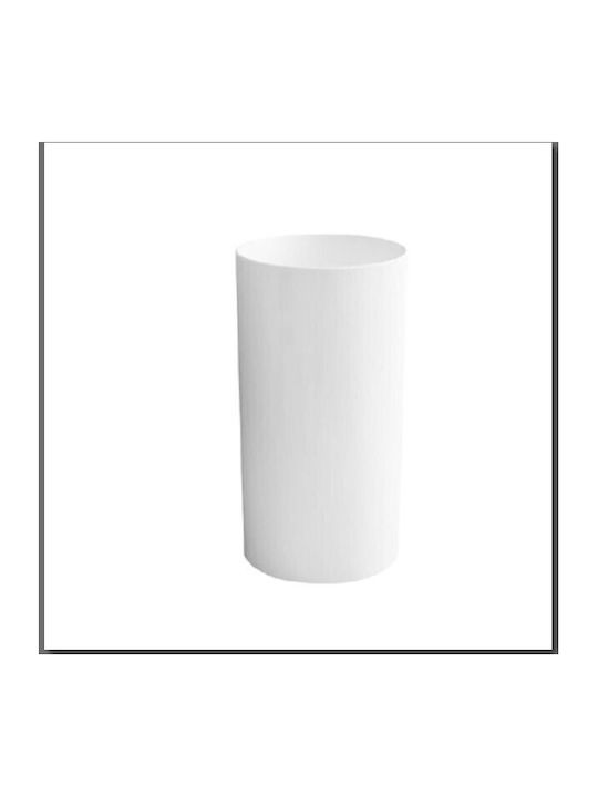 Sanindusa Επικαθήμενος Νιπτήρας Πορσελάνης 45x45x86cm Λευκός