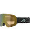 Alpina Quattroflex-lite Ski & Snowboard Goggles Kids Green with Lens in Green Color