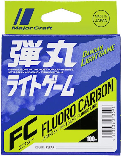 Majorcraft Αόρατη Πετονιά Dangan Flurocarbon 100m #0.3pe 0.090mm 0.67kg 100m