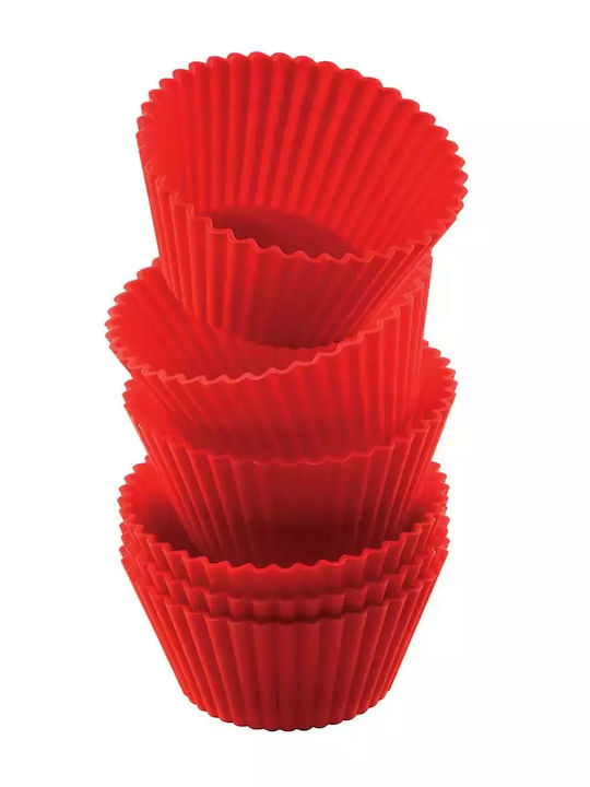 Silikomart Φόρμα Ζαχαροπλαστικής για Cupcakes/Muffins από Σιλικόνη 6τμχ