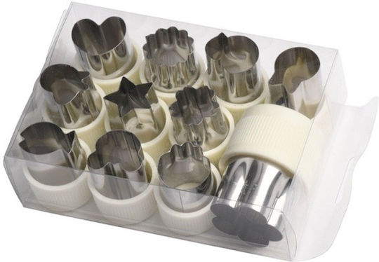 Stainless Steel Vegetable Fruit Cutters 12pcs