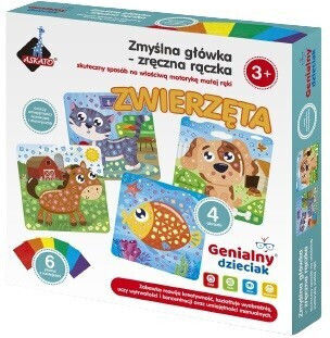 Askato Children's Craft Scrapbook Skillful Hand - Animals for Children 3+ years Years
