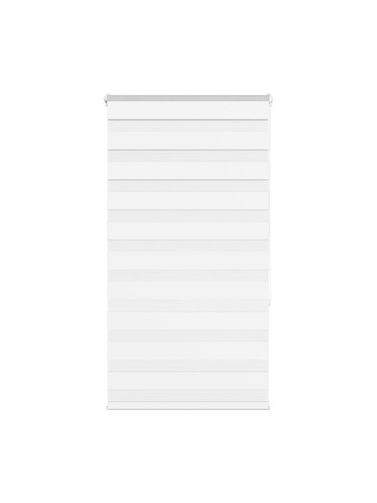 Vidaxl Zebra Blind Brown Fabric Width 65.9 cm P...