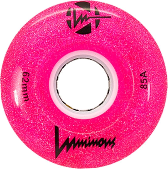 Luminous 62χιλ./85a Ροδάκια Glitter Pink 4αδα 52.luwl-qlu6285-gl-pk