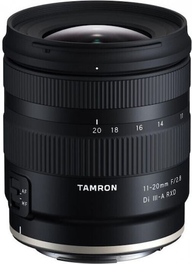 Tamron Crop Φωτογραφικός Φακός 11-20mm f/2.8 Di III-A RXD Wide Angle για Canon RF Mount Μαύρος