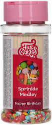 Funcakes Sprinkle Medley Χαρούμενα Γενέθλια 65γρ