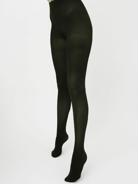 Women's Pantyhose Opaque 70 Den Green