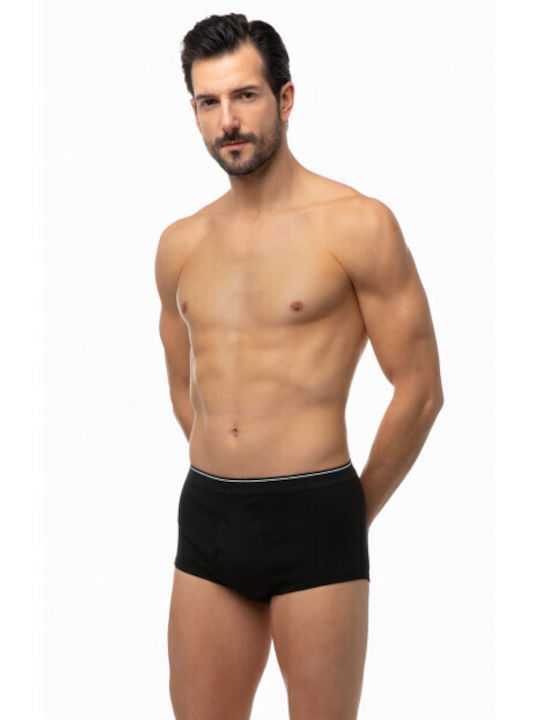 Minerva Ανδρικά Σλιπ Μαύρο 2Pack