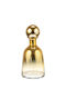 Blown Glass Handmade Decanter 2/3 Gold with Gold Lid 15x32cm