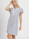 Dama Koupa Nightgown Maternity & Nursing White