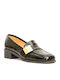 Δερμάτινα Γυναικεία Loafers σε Μαύρο Χρώμα